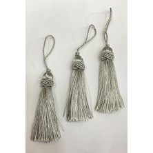 Shopwave Gri Topuzlu Püskül 1 Adet Boy 7 cm