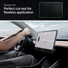 Bg Store Tesla Model Y (2024-2023) & Model 3 (2023) Cam Ekran Koruyucu Glas.tr Ez Fit Anti-Glare - AGL01086