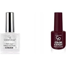 Shopwave Gel Look Top Coat & Oje Seti