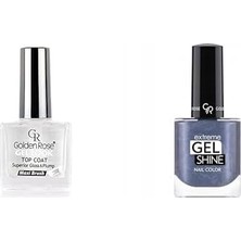 Shopwave Gel Look Top Coat & Oje Seti