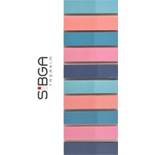 Sibga Tasarım Şeffaf Renkli Postit Post-It Post It. Kitap Ayracı Ayraç Postit Sticker Not Kağıdı 200 Yaprak