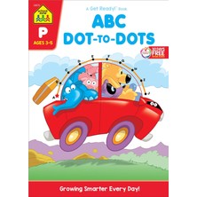 Shopwave School Zone - Abc Dot-To-Dots Workbook - 32 Pages, Ages 3 To 5, Preschool, Kindergarten, Connect Th