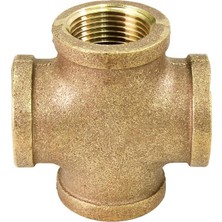 Shopwave Suply Dev CSDS0034 3/4 '' Kurşunsuz Dört Yönlü Pirinç Çapraz Montaj, 125 Lbs Uygulamalar Için Eşit