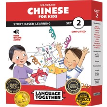Shopwave Mandarin For Kids Set 2: Beginner Chinese Readers Book Pack With Online Audio: Learn Chinese For Ki