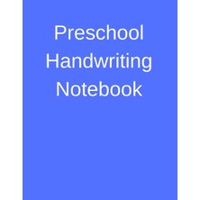Shopwave Preschool Handwriting Notebook: Primary School Practice Paper