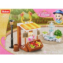 Shopwave Sluban Girl's Supermarket Yapım Seti, 99 Parça