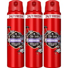 Shopwave Night Panther Erkek Sprey Vücut Deodorantı 150 ml 3lü Paket