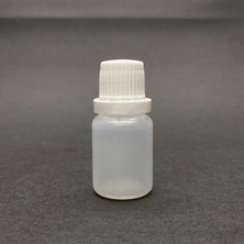 Shopwave 10 cc Plastik Şişe - Kilitli Kapaklı - Natürel - 10 ml Plastik Şişesi x 10 Adet