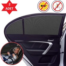 Shopwave Ankaflex-2 Adet Araba Yan Pencere Güneşlik Bebek Için Araç Perde Oto Makam Seyahat Perdesi Cibinlik