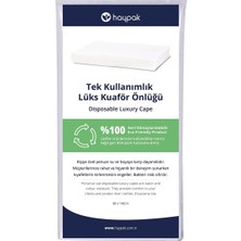 Shopwave Tek Kullanımlık Lüks Kuaför Önlüğü 80X140CM - 15 Adet