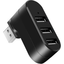 Shopwave Lunatic 1750 3 Port USB 2.0 Hub Çoklayıcı Çoğaltıcı 180 Derece USB Port Sayısı: 3 x USB 2.0 Başlık:
