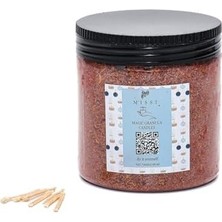 Dark Amber Kokulu Taba Yaratıcı Inci Tozu Mum (30 Adet Fitil ile BIRLIKTE)-250 gr