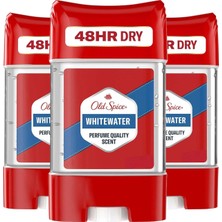 Shopwave Whitewater Erkekler Için Terleme Önleyici Deodorant Clear Jel Stick 70 ml 3lü Paket