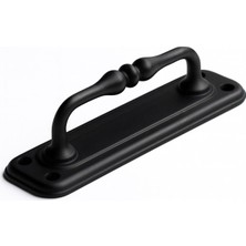 Shopwave Siyah Büyük 14.5 cm Metal Kapı Çekme Kolu Tutamağı Kulp Kulpları Dolap Mobilya Dolap Çekmece