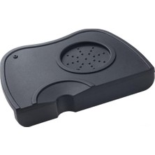 Shopwave Mat Siyah Kaymaz Silikon Kahve Tamper Matı Tamper Tutucu CIN448