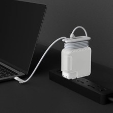 MacBook Şarj Adaptör Kılıfı 85W Magsafe 1-2 87W 96W Usb-C Uyumlu A1286 A1398 A2141 A1707 A1990 A2442 A2779 A2992 A3185 A3427 | Sert Koruyucu Kapak Kablo Düzenleyici