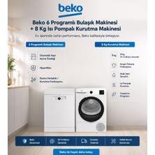 Beko Muhteşem Ikili Set 6 Programlı Bulaşık Makinası+ 8 kg Çamaşır Kurutma Makinası