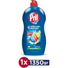 Power Limon Kokulu 5+ Yağ Çözme Etkili Elde Yıkama Sıvı Bulaşık Deterjanı 1 x 1350 G, Limon 1.35KG