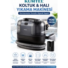 Kumtel Yeni Koltuk ve Halı Yıkama Makinesi 450W 14KPA Güçlü Emiş, Geniş Su Tanklı Taşınabilir Leke Temizleyici