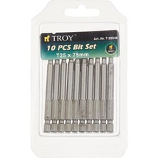Shopwave Troy T 22246 Torx Bits Uç Seti, T25 x 75 mm