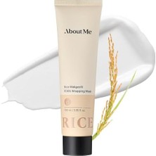About Me Rice Makgeolli Pdrn Wrapping Mask Pirinç Mayası Özlü Soyulabilir Cilt Bakım Maskesi 100 ml