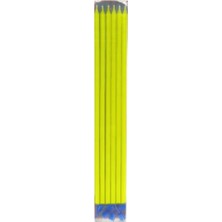 Fosforlu Sarı Çubuk Mum 20 cm 6 Adet
