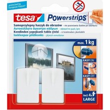 Shopwave Powerstrips Çerçeve Askısı Kendinden Yapışkanlı, Çıkarılabilir, Beyaz