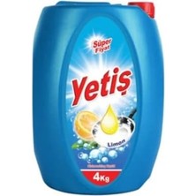 Yetiş Sıvı Bulaşık Deterjanı Limonlu 4000 gr