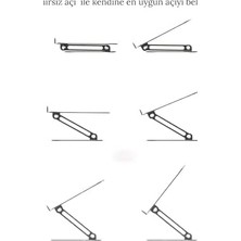 Alkar Store Basic2 Aluminyum Ergonomik Ayarlanabiliir Macbook Notebook Standı 1