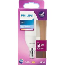 LED 60W B38 E14 Mum Tipi Beyaz Işık Dim Edilmez Ampul
