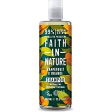 Faıth In Nature %99 Doğal Tazeleyici Şampuan Normal & Yağlanmaya - Kepeğe Meyilli Saçlar Için (Greyfurt & Portakal, 400 Ml)