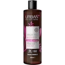 Care Argan Oil & Keratin Besleyici ve Kırılma Karşıtı Saç Bakım Şampuanı, 350 Mililitre, Vegan
