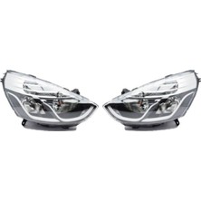 Clio 4 Ön Far Takımı Sağ Sol 2012-2019 Motorlu Krom Çıtalı
