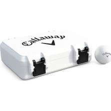 Yapı 3D 6’lı Golf Topu Saklama Kutusu Kapaklı Sert Plastik Taşıma Organizer Box Siyah