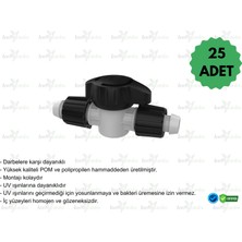 İrritime Somunlu Mini Vana 25 Adet- 16MM/17MM