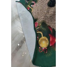 Yeşil Yılbaşı Çam Ağacı Altı Örtüsü 68X68CM AO05, Yeşil, Tek Ebat