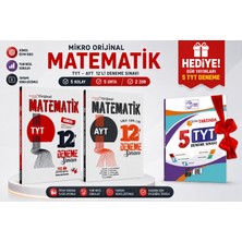 Orijinal Yayınları Mikroorijinal 12 Tyt-Ayt Deneme Hediye Seti-Gür Yayınları Tyt 5 Deneme Seti Hediyeli!!