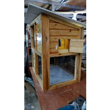 Harikalar Diyarı Tavşan Kafesi - Kemirgen Kafesi - Damızlık Tavşan Kafesi - 2 Katlı Kafes - Tavuk Kuş Kafesi 90X80X50