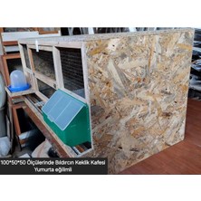 Harikalar Diyarı Yumurta Eğilimli Bıldırcın ve Keklik Kafesi 100X50X50 Ölçülerinde Kuş Kafesi