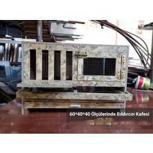 Harikalar Diyarı Bıldırcın Kafesi Yumurta Eğilimli - Keklik Kafesi Yumurta Eğilimli Kuş Kafesi 60X40X40 Ölçülerinde