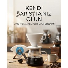 Vestron Kahve Demleme Tanışma Seti V60 HomeBarista | 5'lİ Set VCT 502