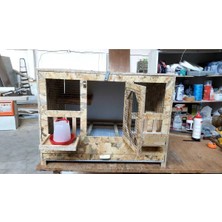 Harikalar Diyarı Ekonomik Güvercin Kafesi - Kuş Kafesi 75*55*55 Ölçülerinde Komple 11MM Osb