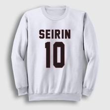 Presmono Unisex Beyaz Taiga Kagami Seirin 10 Kuroko No Basket Sweatshirt