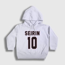 Presmono Unisex Çocuk Beyaz Taiga Kagami Seirin 10 Kuroko No Basket Kapüşonlu Sweatshirt