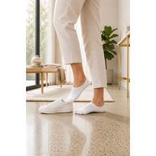 Eser Kadın Sneaker Bambu Çorap 6 Lı Paket Beyaz