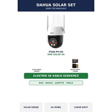 Dahua P5AE-PV-4G 5mp Elektriksiz Solar 4g Bağ/bahçe/şantiye Güvenlik Seti