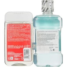 Şura Ticaret Duş Jeli Akdeniz Çileği 250 ml + Listerine Mint Ağız Bakım Suyu Hafif Tat 250 ml