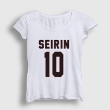 Presmono Kadın Beyaz Taiga Kagami Seirin 10 Kuroko No Basket T-Shirt