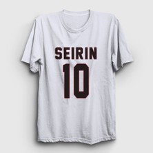 Presmono Unisex Beyaz Taiga Kagami Seirin 10 Kuroko No Basket T-Shirt