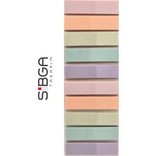 Sibga Tasarım Şeffaf Renkli Postit Post-It Post It. Kitap Ayracı Ayraç Postit Sticker Not Kağıdı 200 Yaprak